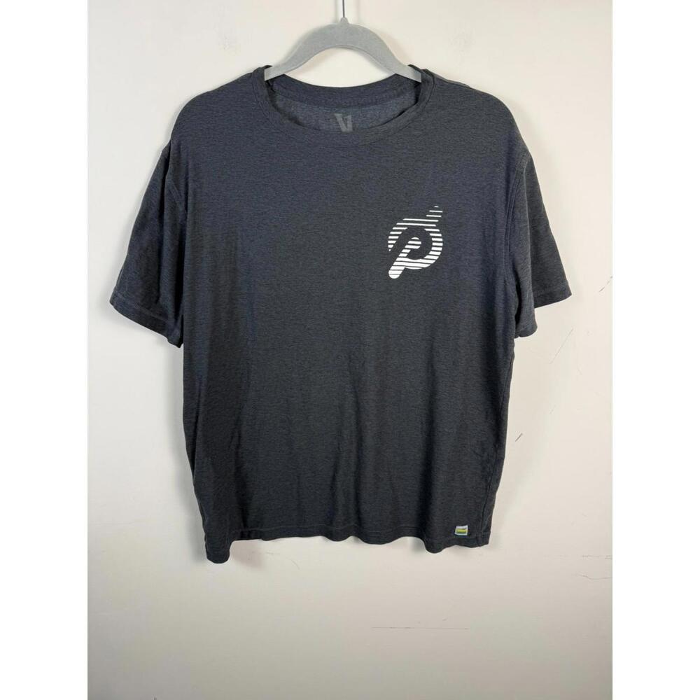 Vuori Peloton Gray Performance Short Sleeve Workout T-Shirt Mens XL V126